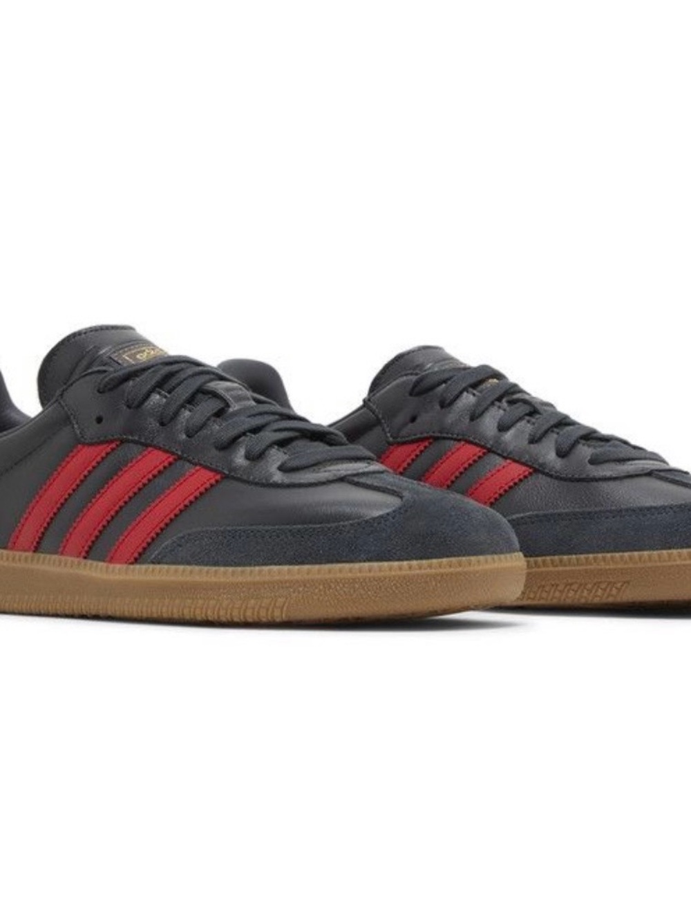 adidas Originals Navy Low-Top Sneakers with Red Stripes